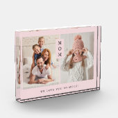 Für Mama erröten | Rosa Fotoblock (Links)