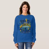 Für Mama "Glaube, der steht" Sweatshirt (Vorne ganz)