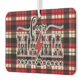 Fur Mama Kariert Air Freshener Autolufterfrischer (Links)