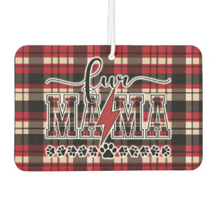 Fur Mama Kariert Air Freshener Autolufterfrischer
