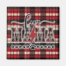 Fur Mama Kariert Magnet