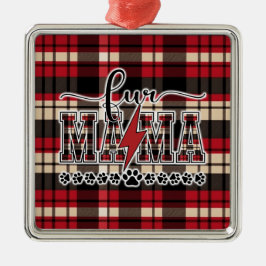 Fur Mama Kariert Ornament Aus Metall
