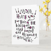 Für Mama Karte (Gelbe Blume)