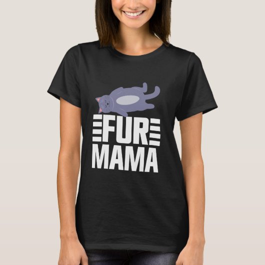 Für Mama Katzenmutter T-Shirt (Vorderseite)