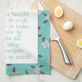 Für Mama Personalisiert mit Ihren eigenen Worten d Geschirrtuch (Viertel Falte)