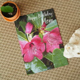 Für Mama Rote Rhododendren Karte
