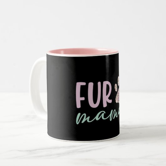 Fur Mama Tasse (Vorderseite Links)