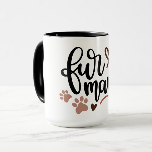 Fur Mama Tasse (Vorderseite Links)