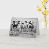 Für Mamaw Funny Birthday Cows Card Karte (Gelbe Blume)