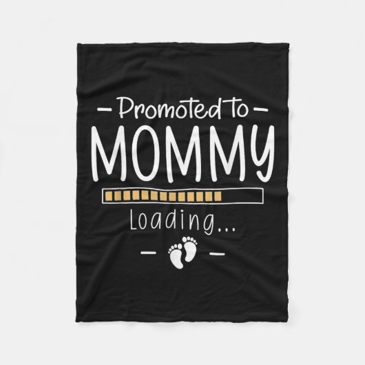 Für Mami bestimmt - 1. Schwangerschaftsbericht für Fleecedecke (Vorderseite)