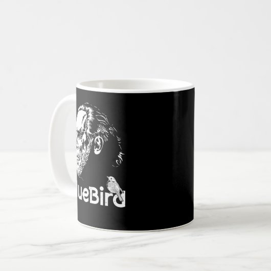 Für Männer Charles Bukowski Grafik für Fans Kaffeetasse (Vorderseite Links)