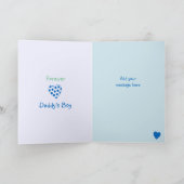 Für Männer Daddy vom kleinen Geburtstag Gruß Karte (Innenseite)