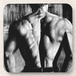 Für Männer Elegante Maskuline Art Bodybuilder Getränkeuntersetzer