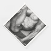 Für Männer Elegante raffinierte Kohle Zeichnend mä Serviette (Ecke)