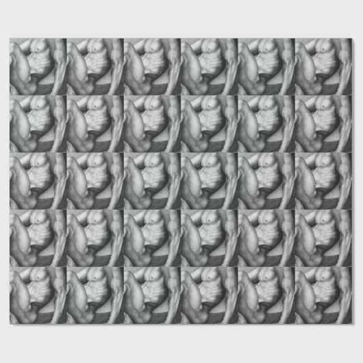 Für Männer Elegantes Original Männliches Modell Geschenkpapier (Flach)