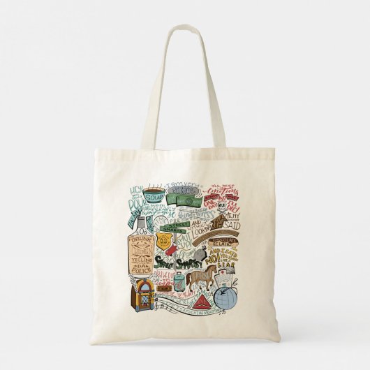 Für Männer Frauen (eingefärbt) John Mulaney Quote Tragetasche (Rückseite)