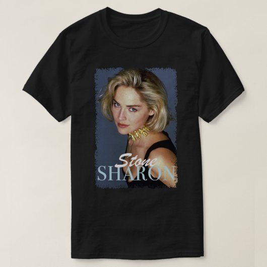 Für Männer Frauen Sharon Ehemaliges berühmtes Ston T-Shirt (Design vorne)