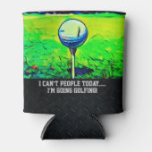 Für Männer maßgeschneidertes Golfspiel Geburtstags Dosenkühler (Vorderseite)