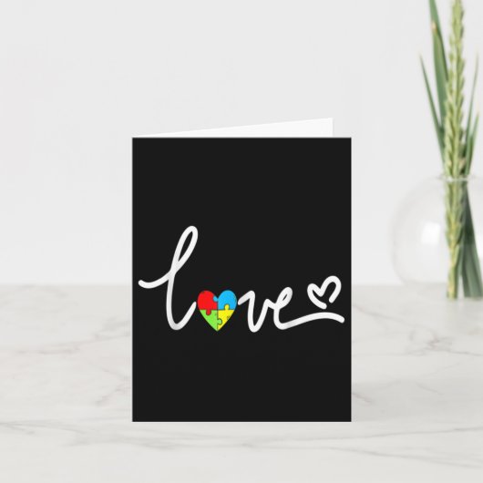 Für Männer Sensibilisierung für Autismus T-Shirt P Karte (Vorderseite)