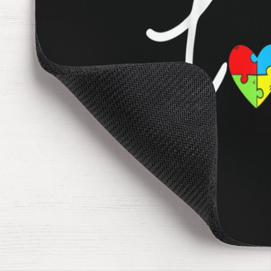Für Männer Sensibilisierung für Autismus T-Shirt P Mousepad (Ecke)
