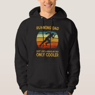Für Männer Vater Marathon Runner Coach Marathonläu Hoodie