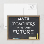 FÜR MATH-LEHRER POSTKARTE (Vorne/Hinten)