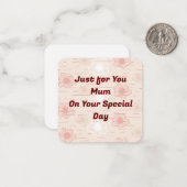 für Mehl Mitteilungskarte (Vorderseite/Rückseite Beispiel)