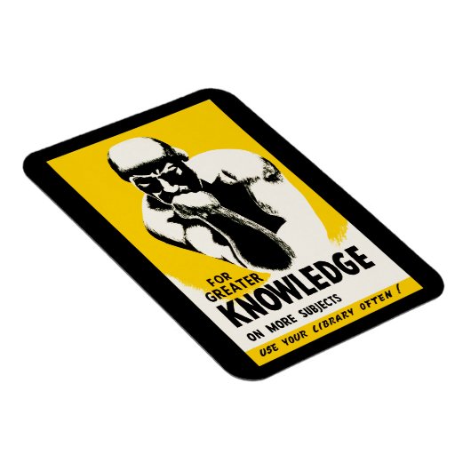 Für mehr Wissen Magnet (Rechte Seite)