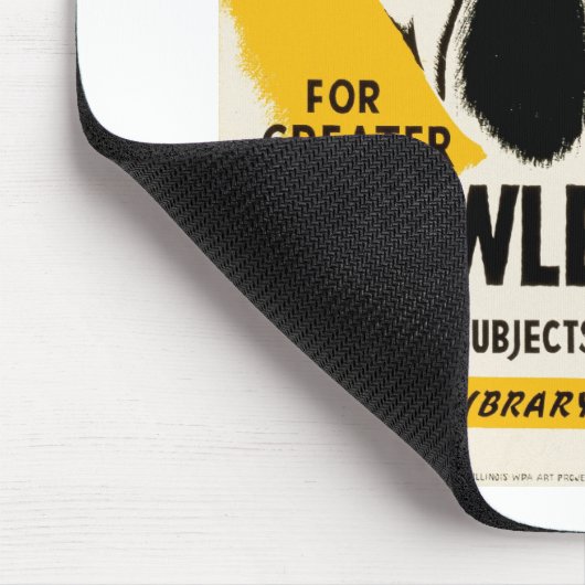 Für mehr Wissen Mousepad (Ecke)