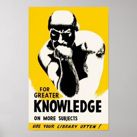 Für mehr Wissen Poster (Vorne)