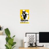 Für mehr Wissen Poster (Heimbüro)