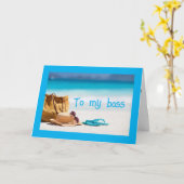 **FÜR MEIN BOSS*** VERDIENT MAN EINEN "GROSSEN GEB KARTE (Gelbe Blume)