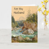 Für mein Ehemann am Vatertag Karte (Gelbe Blume)
