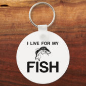FÜR MEIN FISCH LEBE ICH SCHLÜSSELANHÄNGER (Vorderseite)