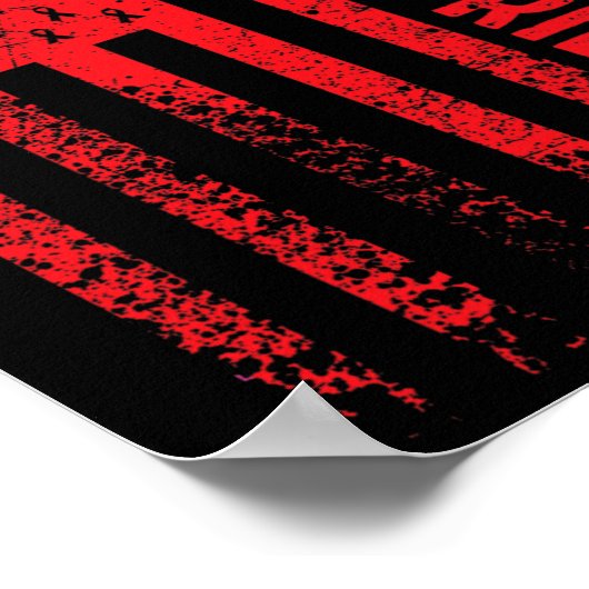 Für mein Freund Blutkrebs Bewusstsein Poster (Ecke)