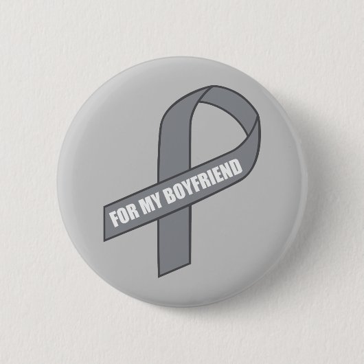 Für mein Freund-(graues/silbernes Button (Vorderseite)