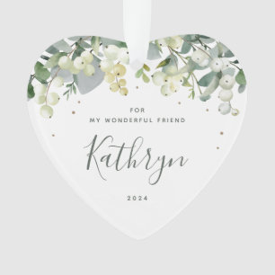 Für mein Freund Weihnachts-Foto Herz Ornament