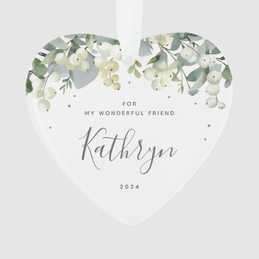Für mein Freund Weihnachts-Foto Herz Ornament (Vorderseite)
