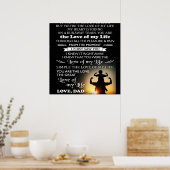 Für mein Sohn-Design| Familiendekoration Poster (Küche)