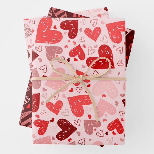 Für mein Valentine Geschenkpapier Set (Beispiel)
