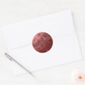 Für mein Valentine Runder Aufkleber (Umschlag)