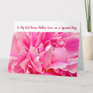 Für meine beste Bonusmutter überhaupt Liebe Peony Karte