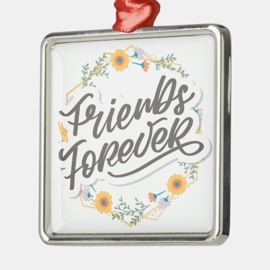 FÜR MEINE ***BESTE FREUNDE*** ODER ***SISTER*** ME ORNAMENT AUS METALL (Links)