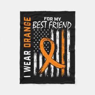 Für meine beste Freundin Leukämie Awareness Flag G Fleecedecke