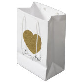 Für meine Brautgeschenktasche Mittlere Geschenktüte (Vorderseite Schrägansicht)