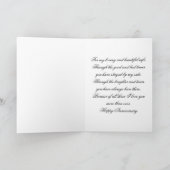 Für meine Ehefrau (Jahrestag) Karte (Innenseite)