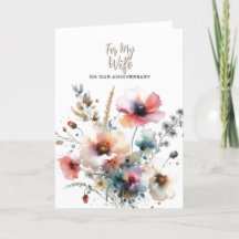 Für meine Ehefrau Jubiläumskarte