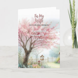 Für meine Ehefrau Jubiläumskarte Dankeskarte