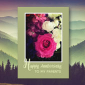 Für meine Eltern! Liebliche Jubiläumskarte Karte