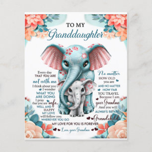 Für meine Enkelin Elephant Geburtstagsgeschenke Id Flyer